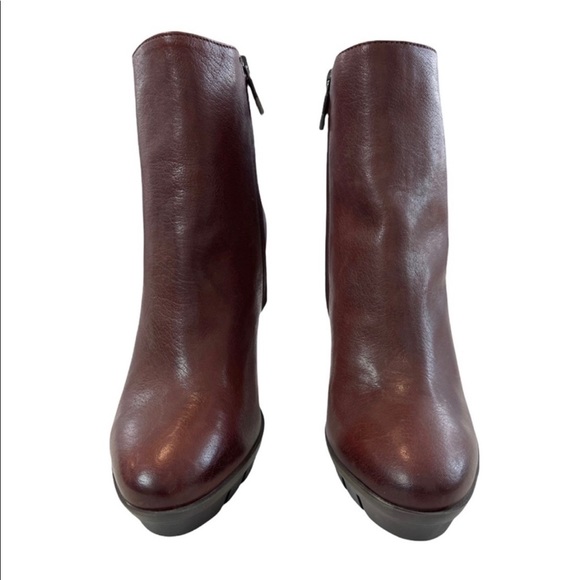 SOLD Alberto Fermani Whiskey Leather High Heel Ankle Boots - Picture 6 of 10